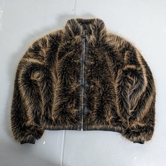 Jaded London Other - Jaded London Y2K faux fur cropped mendoza jacket NEVER WORN